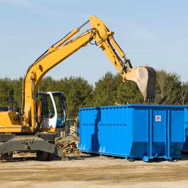 what happens if the residential dumpster is damaged or stolen during rental in Ponder